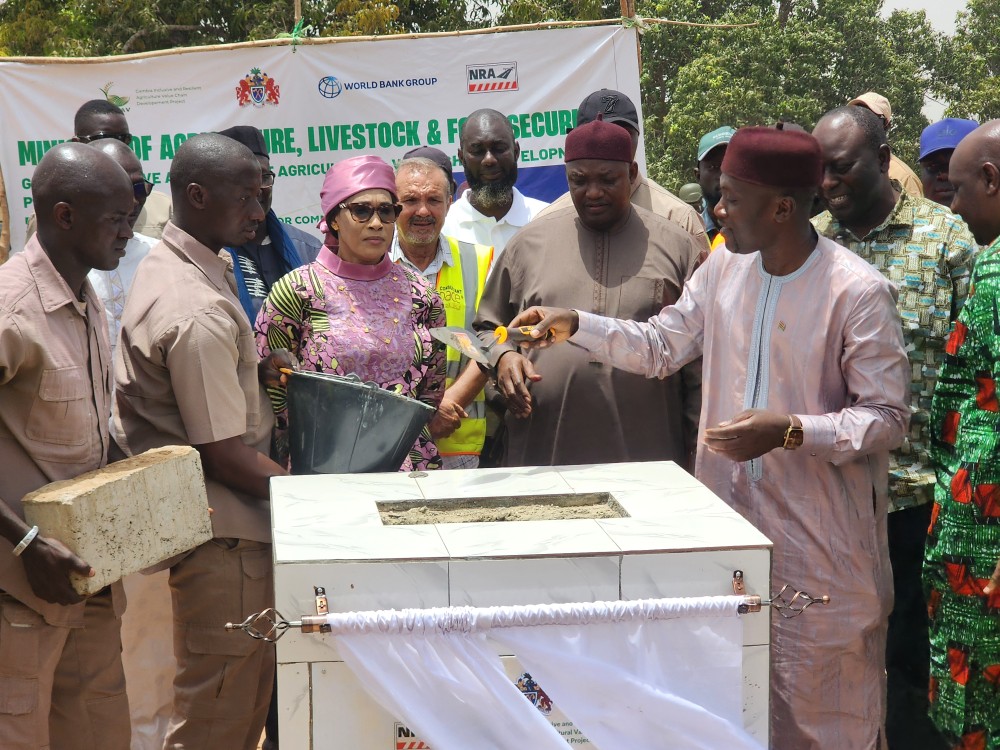 Barrow Lays Foundation for Over 45km Agricultural Roads in LRR, WCR