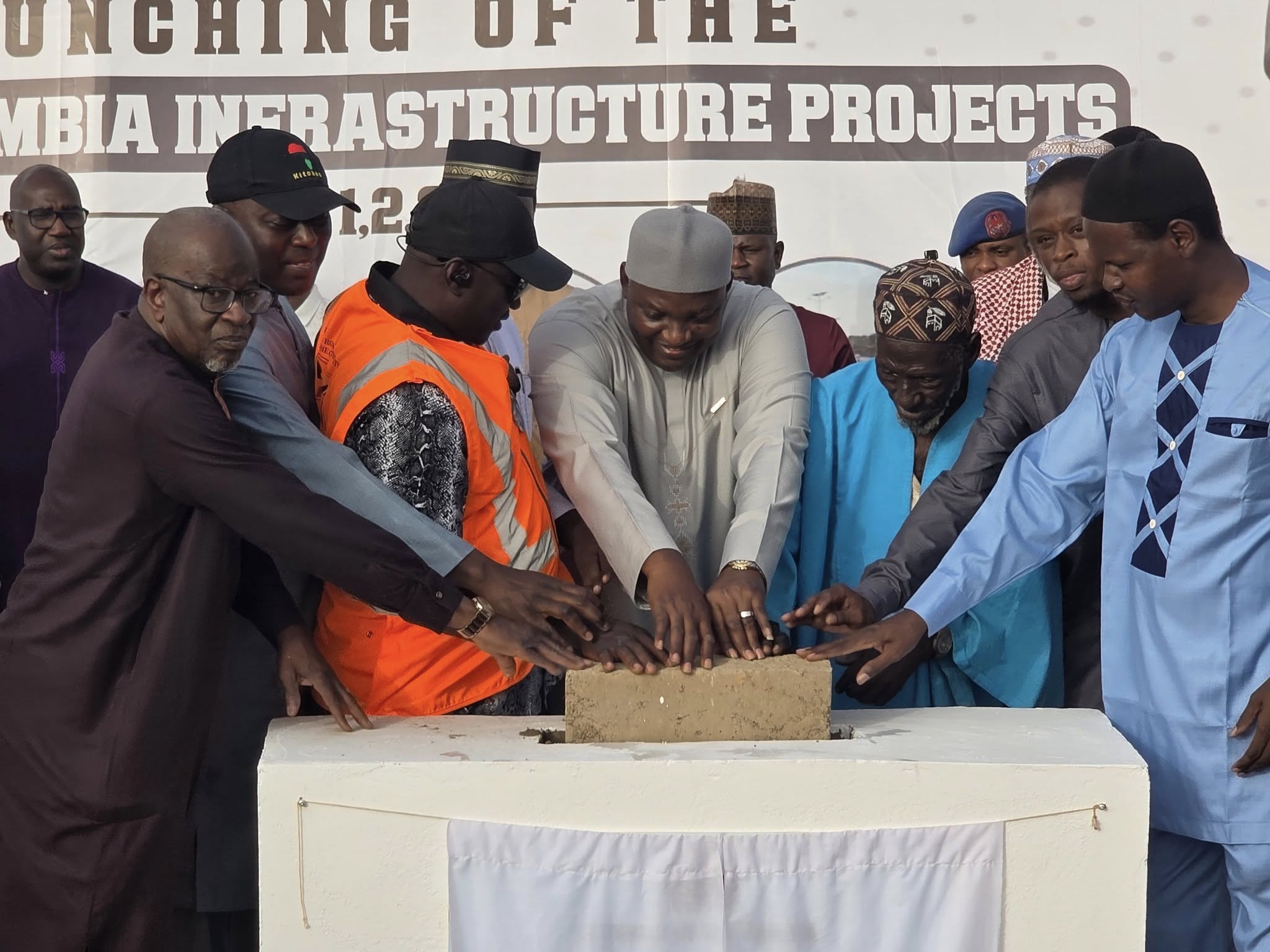 Barrow Lays Foundation Stone for 46km Road Project in URR